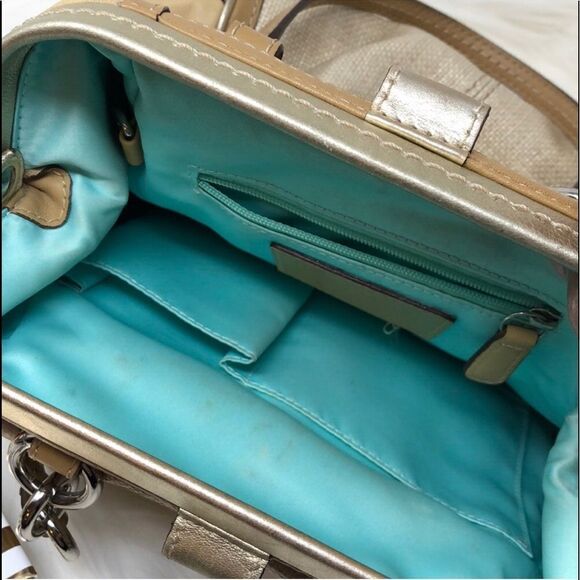 COACH Md tan Satchel gently preloved by me! - Picture 4 of 6